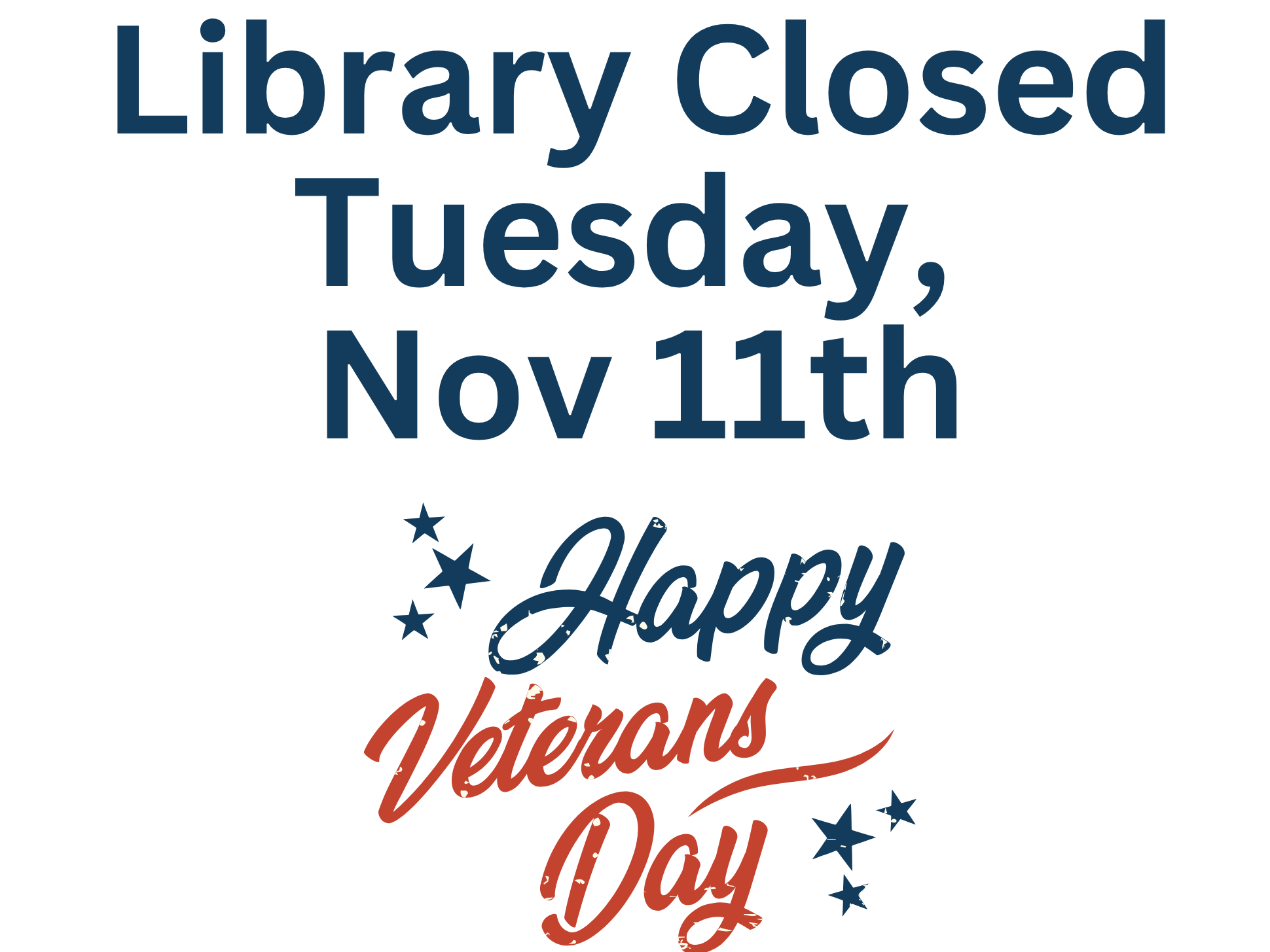 veteran's day closure