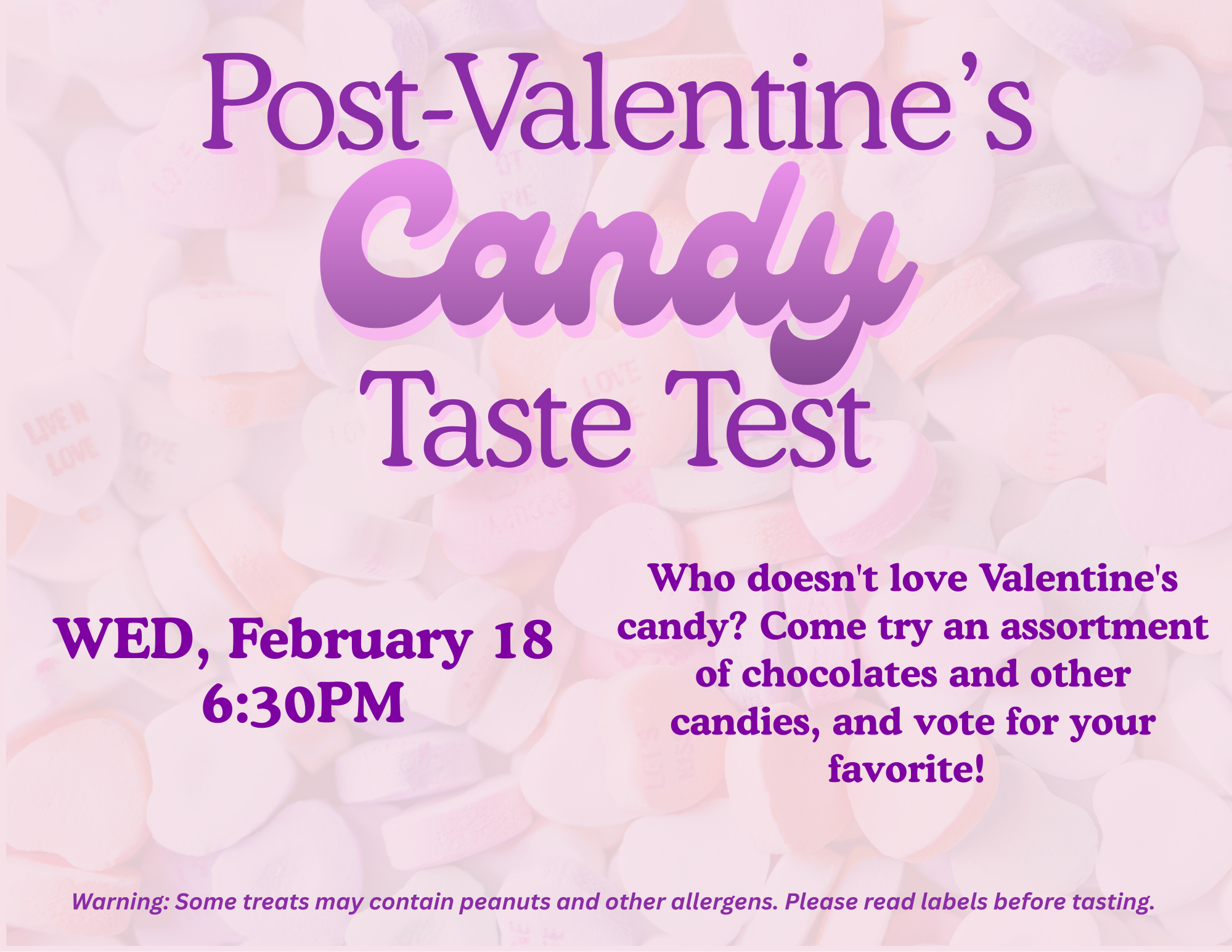 post-valentine's candy taste test
