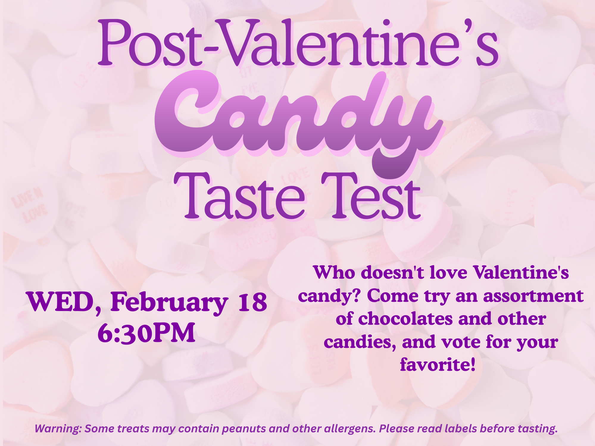 post-valentine's candy taste test